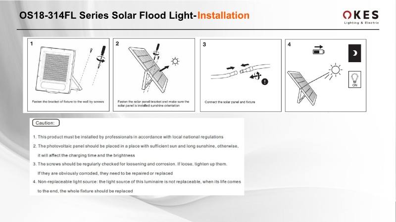 OKES Solar Flood  Light SFL314 introduction_7